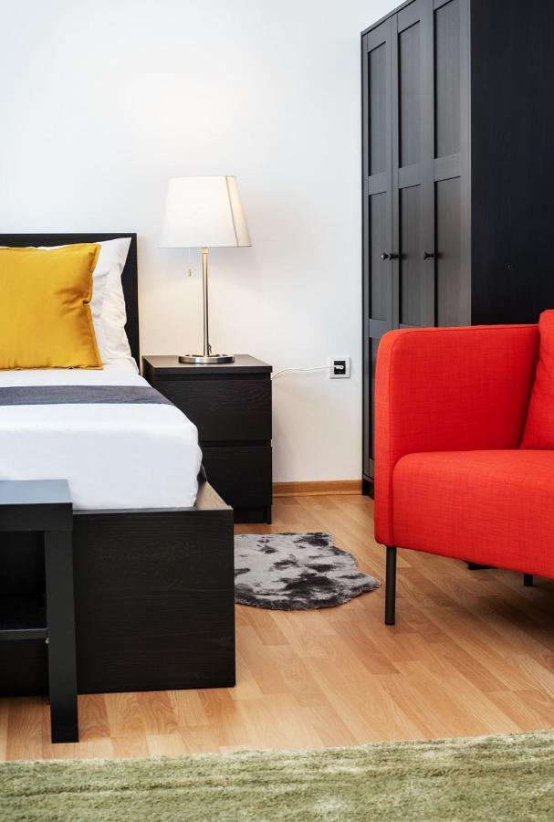 Studio Apartment Financial Park Belgrad Exteriör bild